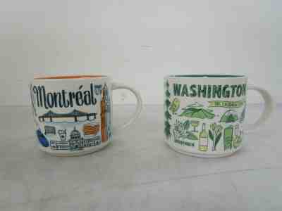 Starbucks Been There Series Washington 2017 BWD17 Montreal 2018 BWB18 - Sold on eBay May, 16th 2019 for $15.50