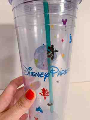 Nice DISNEY PARKS Retired Starbucks Cold Cup Venti 24oz Acrylic Tumbler - Sold on eBay May, 16th 2019 for $32.00