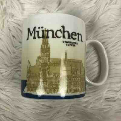 Starbucks global icon Munich city hall center marienplatz 16oz collectible mug 2