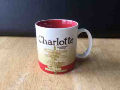 STARBUCKS Coffee Mug Charlotte 16oz Mug Collector Series 2009 - Sold on eBay May, 17th 2019 for $20.00