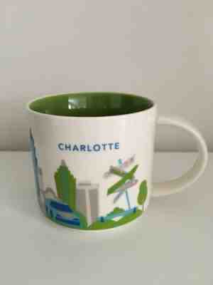 Starbucks Charlotte Coffee Mug Cup You Are Here YAH Collection - Sold on eBay May, 16th 2019 for $11.90