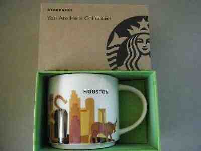 NEW Starbucks YAH HOUSTON 2017 Mug 14 oz You Are Here - Sold on eBay May, 23rd 2019 for $15.00