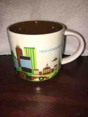 STARBUCKS  YOU ARE HERE INDIANAPOLIS MUG  NEW! 14oz mug - Sold on eBay May, 14th 2019 for $24.99