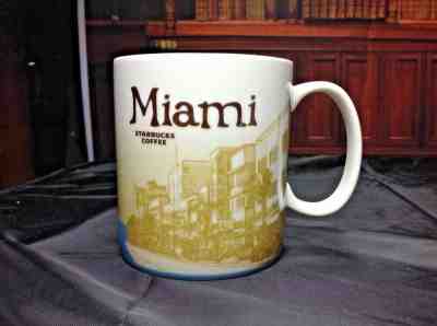 2011 STARBUCKS MIAMI GLOBAL ICON SERIES COLLECTORS EDITION MUG  - Sold on eBay May, 19th 2019 for $20.00