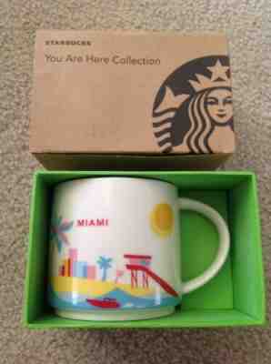 Starbucks Coffee YAH Mug 2015 MIAMI You Are Here Collection Cup 14 oz NWT - Sold on eBay May, 15th 2019 for $14.00