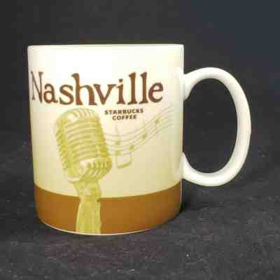 Starbucks Coffee Nashville City Mug Global Icon Collector Series 16 oz Cup 2012 - Sold on eBay May, 19th 2019 for $29.95