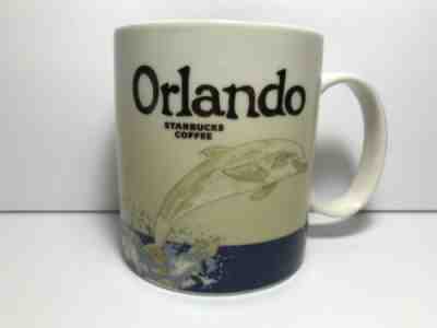 Starbuck ORLANDO Coffee Mug Collector Series City Mug Dolphin 16oz Collectible - Sold on eBay May, 19th 2019 for $15.80