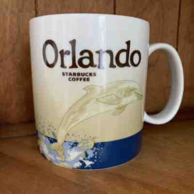Starbucks Coffee 2008 Orlando FL Collector Series 16 oz Mug Dolphin EUC - Sold on eBay May, 17th 2019 for $10.00