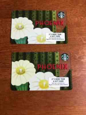 2- Brand New 2019 Starbucks Phoenix HTF Gift Card UnSwiped - Sold on eBay May, 15th 2019 for $8.00