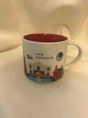 Starbucks Coffee YOU ARE HERE City Collector Series SAN ANTONIO Mug Cup 14 oz - Sold on eBay May, 20th 2019 for $19.99