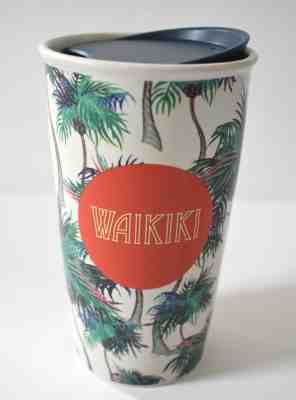 Starbucks Waikiki Hawaii Travel Mug Tumbler EUC - Sold on eBay May, 15th 2019 for $29.95