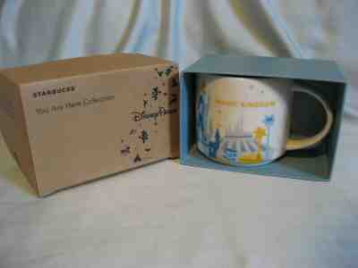 Starbucks You Are Here Disney Magic Kingdom Version1 Mug (new in the box) - Sold on eBay May, 15th 2019 for $34.95
