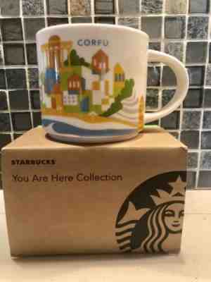 Starbucks Coffee Mug CORFU You Are Here YAH Greece City Mug - Sold on eBay May, 15th 2019 for $32.99