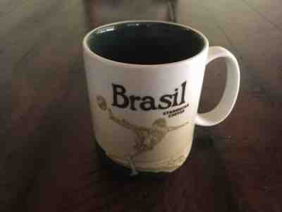 Starbucks BRASIL City Icon Collector GREEN Series  16oz Mug 2012—W/O Box - Sold on eBay May, 22nd 2019 for $16.50