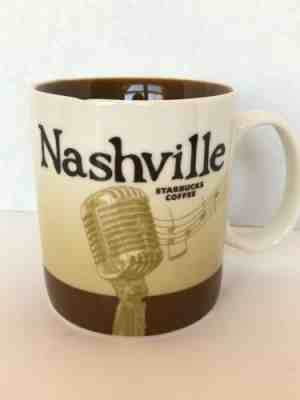 Starbucks Nashville Global Icon Series 16oz Mug 2012 Mid Century Microphone  - Sold on eBay Apr, 29th 2019 for $4.99