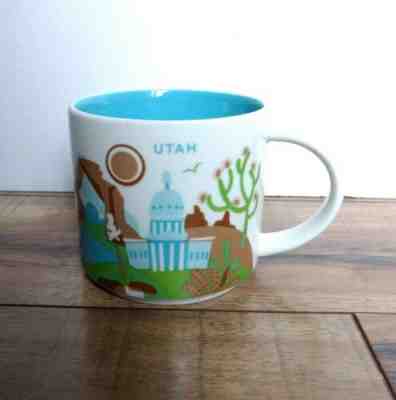2014 Starbucks You Are Here Collection Coffee Cup Mug Utah 14oz  - Sold on eBay May, 23rd 2019 for $22.99