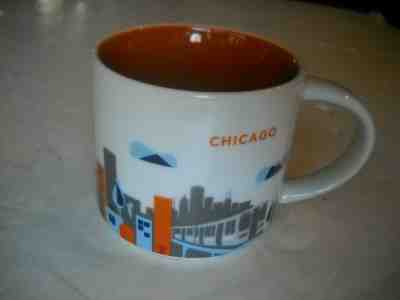 Starbucks Coffee CHICAGO 14oz Mug Cup 2015 You Are Here Collectors Series - Sold on eBay May, 20th 2019 for $9.99