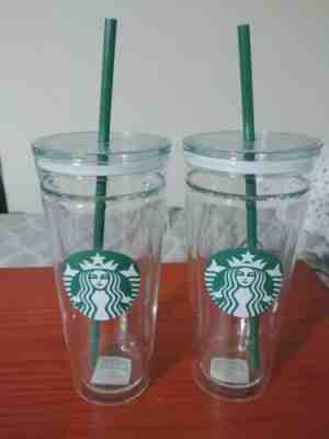 *SEE DESCRIPTION* Two Starbucks Tumblers 20 Oz - Sold on eBay May, 22nd 2019 for $49.00
