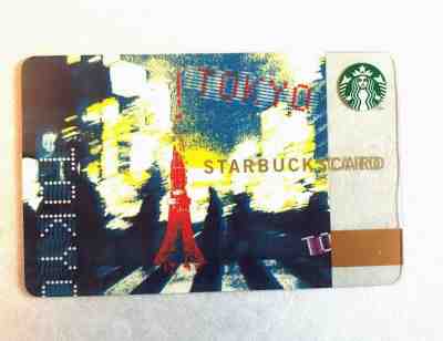 Starbucks Card Japan 2010 Tokyo New Logo Rare F/S - Sold on eBay May, 23rd 2019 for $39.99