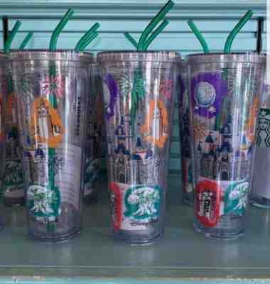 Disney Parks 2019 Starbucks Plastic Tumbler Cup NEW - Sold on eBay Apr, 8th 2019 for $44.95