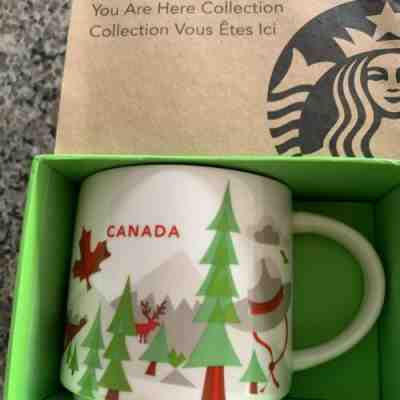 Starbucks You Are Here Canada Mug Version 1 In Box RARE - Sold on eBay May, 16th 2019 for $24.99