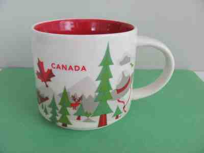 STARBUCKS 2013 CANADA COFFEE CUP MUG YOU ARE HERE Collection 14oz - Sold on eBay May, 16th 2019 for $14.95