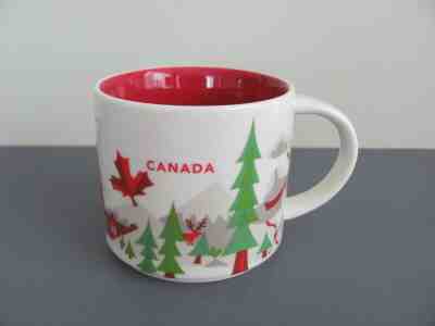 STARBUCKS CANADA COFFEE CUP MUG 2013 YOU ARE HERE 14 oz - Sold on eBay May, 16th 2019 for $14.95