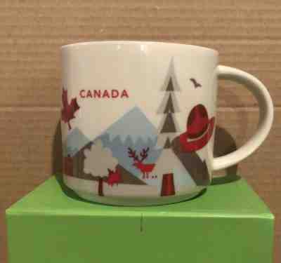 Starbucks "YOU ARE HERE" 14 oz., mug, Canada, new, in box with sku - Sold on eBay May, 11th 2019 for $17.75