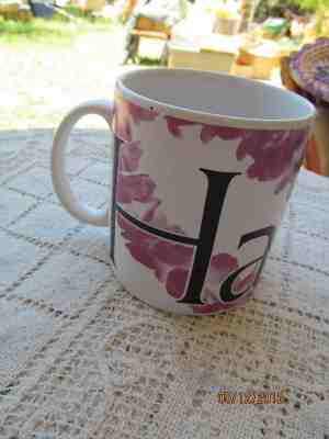 STARBUCKS 2007 CERAMIC MUG 20 OZ HAWAII CITY MUG PINK/PURPLE LEI HIBISCUS - Sold on eBay May, 20th 2019 for $9.99