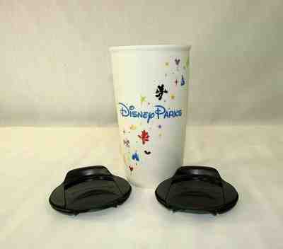 Starbucks Disney Parks Tall Ceramic Mug 12 Fl. 0z. 1st Edition - 2 Lids (M1) - Sold on eBay May, 15th 2019 for $32.00