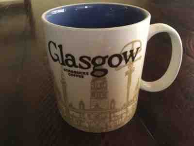 Starbucks GLASGOW City Icon Collector Series  BLUE 16oz Mug 2013 W/O Box - Sold on eBay May, 23rd 2019 for $16.50