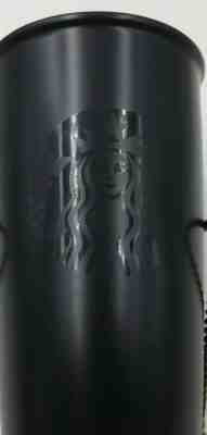 2015 Starbucks Matte Black Ceramic Tumbler, Cup 12 oz black Mermaid Siren Logo - Sold on eBay May, 22nd 2019 for $20.99