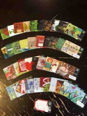 Lot of Starbucks Gift Cards - 41 Different cards - 2003-2013 - Sold on eBay May, 19th 2019 for $19.99