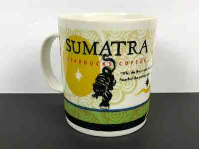STARBUCKS Coffee Cup Sumatra Mug Tiger 1998 with Inside Design - Sold on eBay May, 23rd 2019 for $9.99