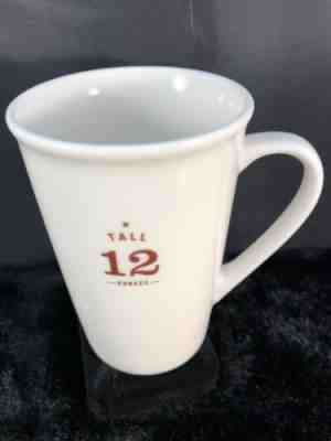 Starbucks 2010 Tall 12 Oz Coffee Mug Gloss White Ceramic  - Sold on eBay May, 22nd 2019 for $14.02