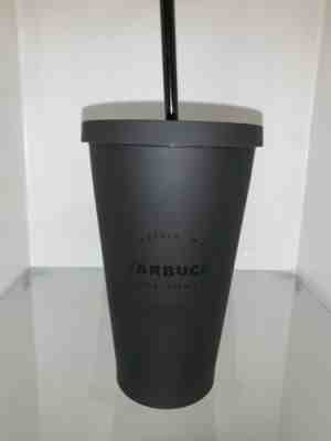 Starbucks Matte Black Tumbler Cold Cup 16oz Grande 2017 - Sold on eBay May, 16th 2019 for $38.90