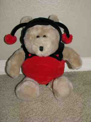 Starbucks Bearista 14th Edition LARGE Plush LADYBUG 2001 17" NWT  - Sold on eBay May, 19th 2019 for $8.00