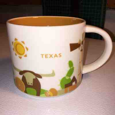 2015 Starbucks Coffee Mug Cup - TEXAS - You are Here - 14 oz - FREE SHIPPING - Sold on eBay Apr, 13th 2019 for $17.99