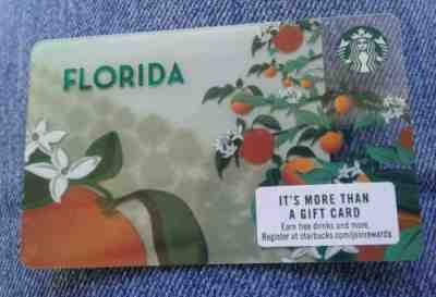 Lot of Ten Starbucks Florida Gift Card, 6168, issued 2019 Collectible Mint - Sold on eBay May, 23rd 2019 for $12.00
