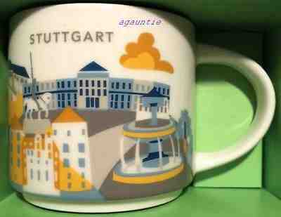 US Seller New in Box Starbucks You Are Here YAH STUTTGART Germany 14 oz. MUG Cup - Sold on eBay May, 21st 2019 for $38.88