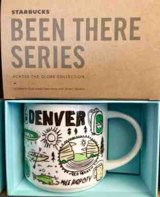 Starbucks Coffee Been There Series 14oz Mug DENVER, Colorado Cup NWT & box - Sold on eBay May, 17th 2019 for $19.95
