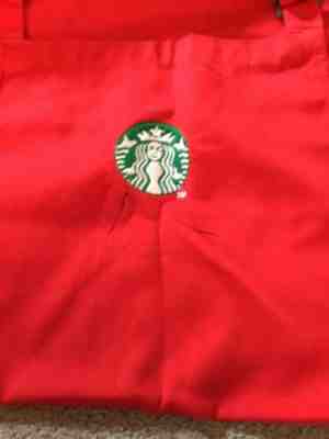 Starbucks® Coffee Company Red Christmas Holiday Barista Apron Used - Sold on eBay May, 23rd 2019 for $3.25