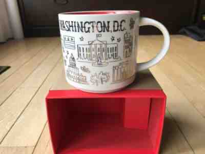 STARBUCKS Washington DC BEEN THERE MUG 2018 14oz RED XMAS Holiday - Sold on eBay May, 4th 2019 for $21.00