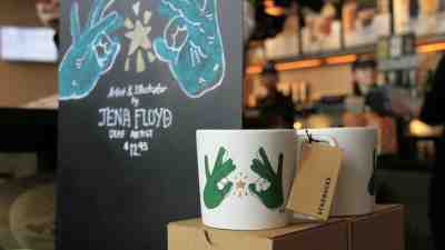 ASL Rare Starbucks Mug (American Sign Language) - Sold on eBay May, 10th 2019 for $19.95