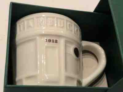 Starbucks Demi Tasse Mug White Embossed Store Front 1912 Pike Place 3oz Espresso - Sold on eBay Apr, 21st 2019 for $6.50
