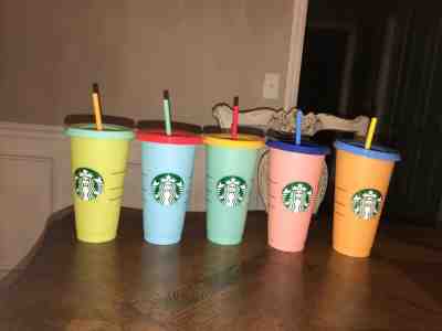 Starbucks Color Changing Cold Venti Reusable ONE CUP YOU CHOOSE NEW Summer 2019 - Sold on eBay May, 23rd 2019 for $19.50