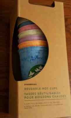 2019 Starbucks Coffee Hot Cups 6 Packs New Colors Reusable 16 oz - Sold on eBay May, 23rd 2019 for $17.99