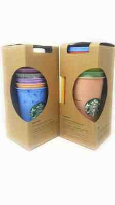 Starbucks 2019 REUSABLE Color Changing Cold Cups 5 pk and Marble Hot Cups 6 pk - Sold on eBay May, 23rd 2019 for $80.00
