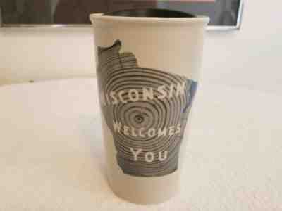 Starbucks Rare Wisconsin Tumbler Mug, Wisconsin Welcomes You, New! NEVER USED! - Sold on eBay May, 23rd 2019 for $29.99