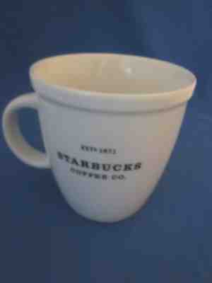 2001 Starbucks Coffee Co. Mug Barista White Black Lettering - Sold on eBay Apr, 14th 2019 for $5.00